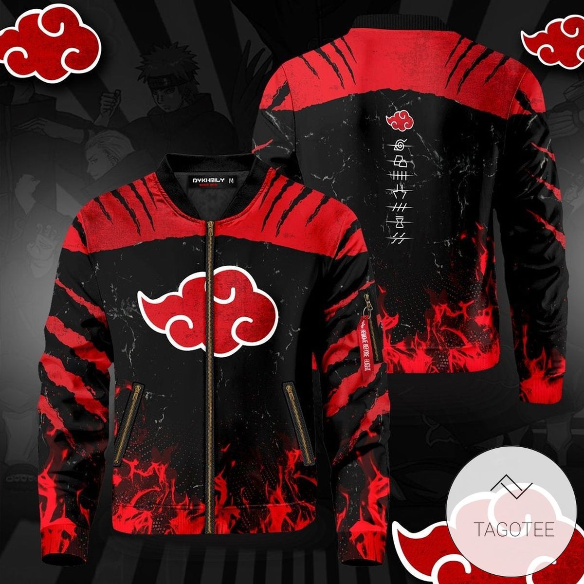 Naruto Akatsuki Pride Bomber Jacket Naruto Akatsuki Pride Bomber Jacket