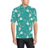 Narwhal Pattern Print Design 04 Men Polo Shirt