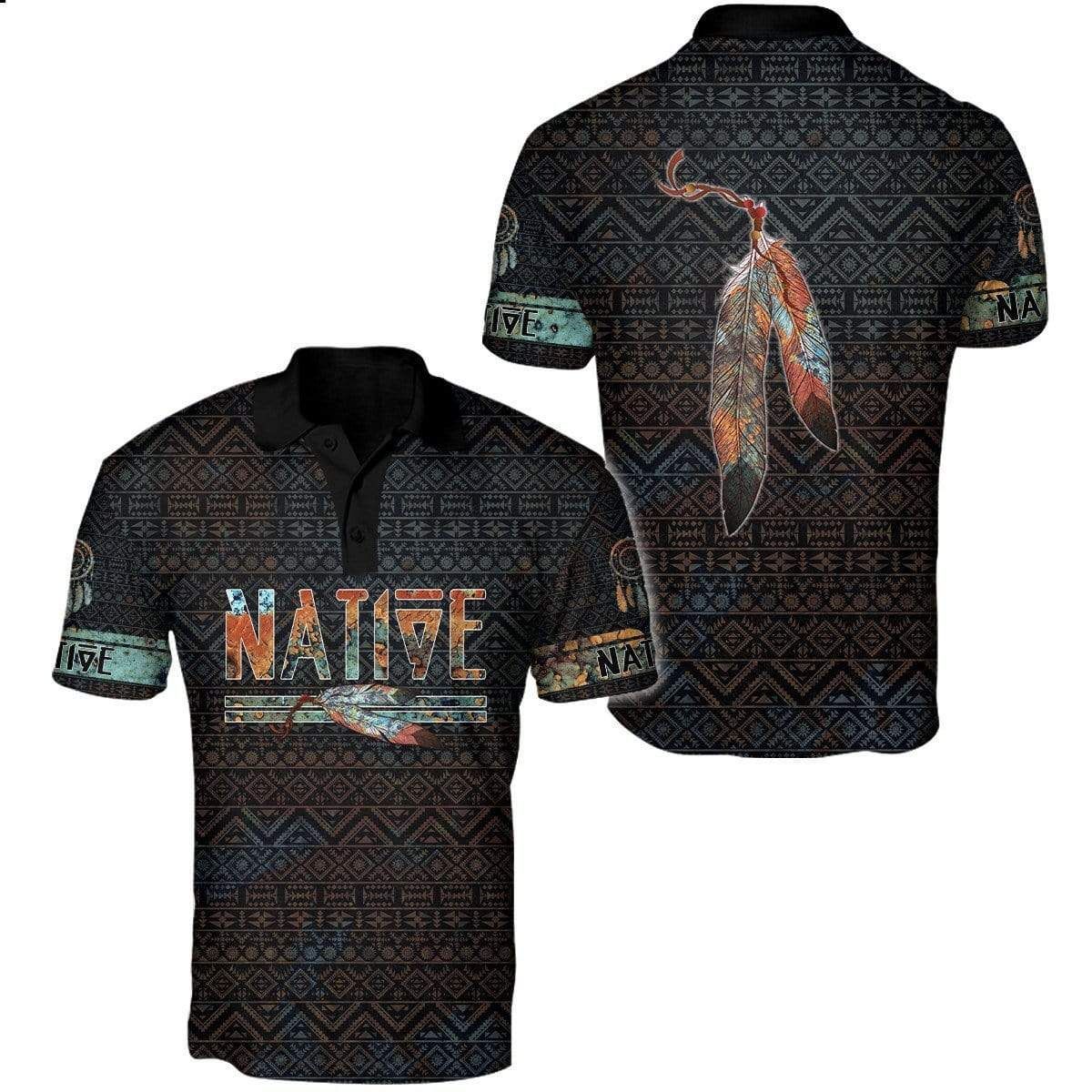 Native American Pride Polo Shirt Native American Pride Polo Shirt