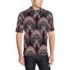 Native Indian Skull Men Polo Shirt