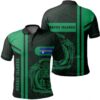 Nauru Islands Green Polo Shirt- Boba Style - AH - J14
