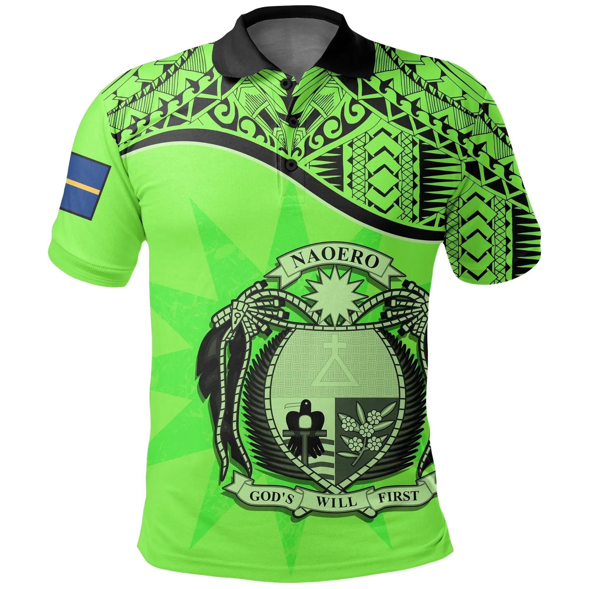 Nauru Polo Shirt Green A02 Nauru Polo Shirt Green A02