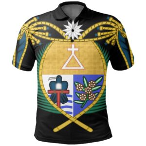 Nauru Polo Shirt Nauru Coat Of Arms TH5