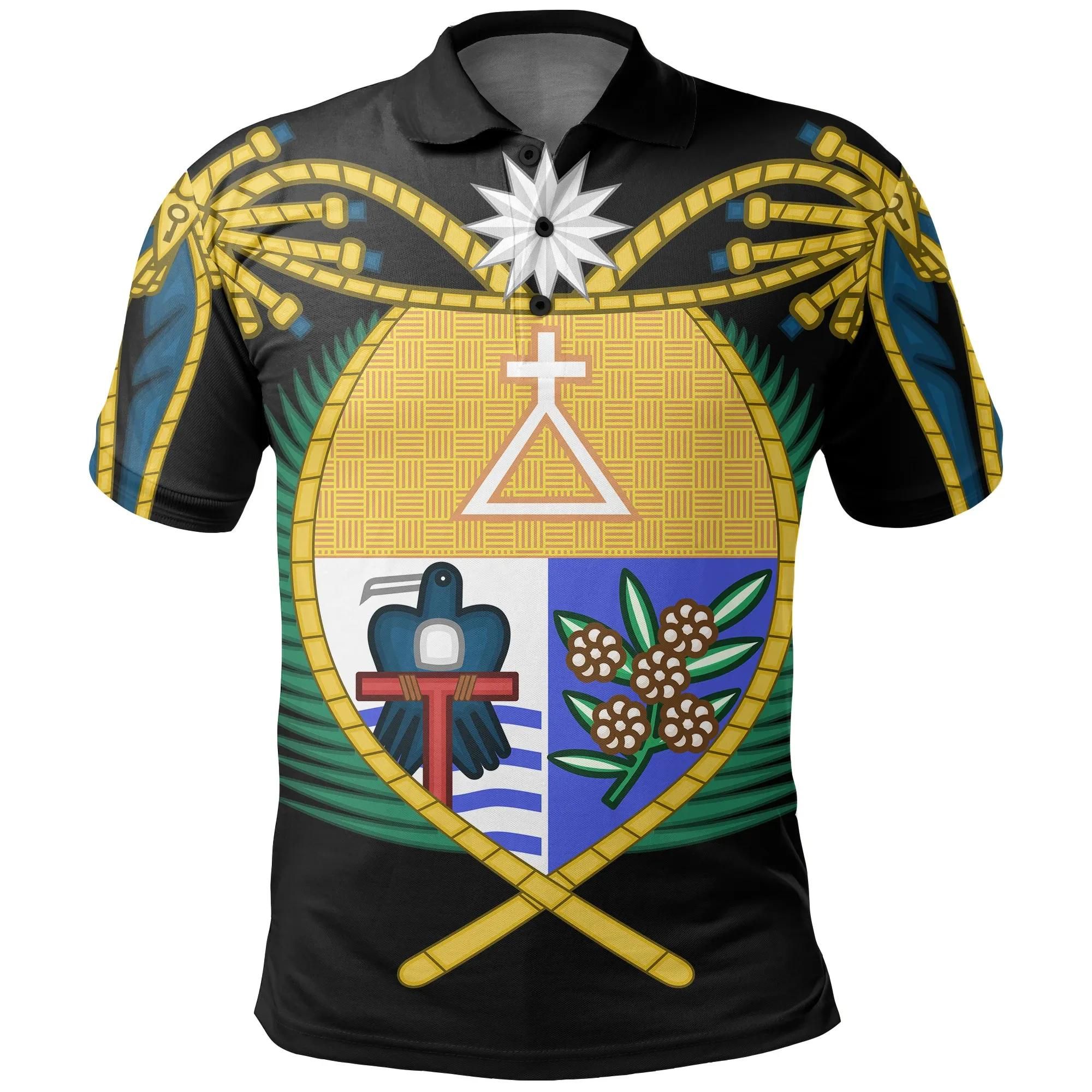 Nauru Polo Shirt Nauru Coat Of Arms TH5 Nauru Polo Shirt Nauru Coat Of Arms TH5
