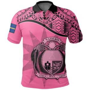 Nauru Polo Shirt Pink A02