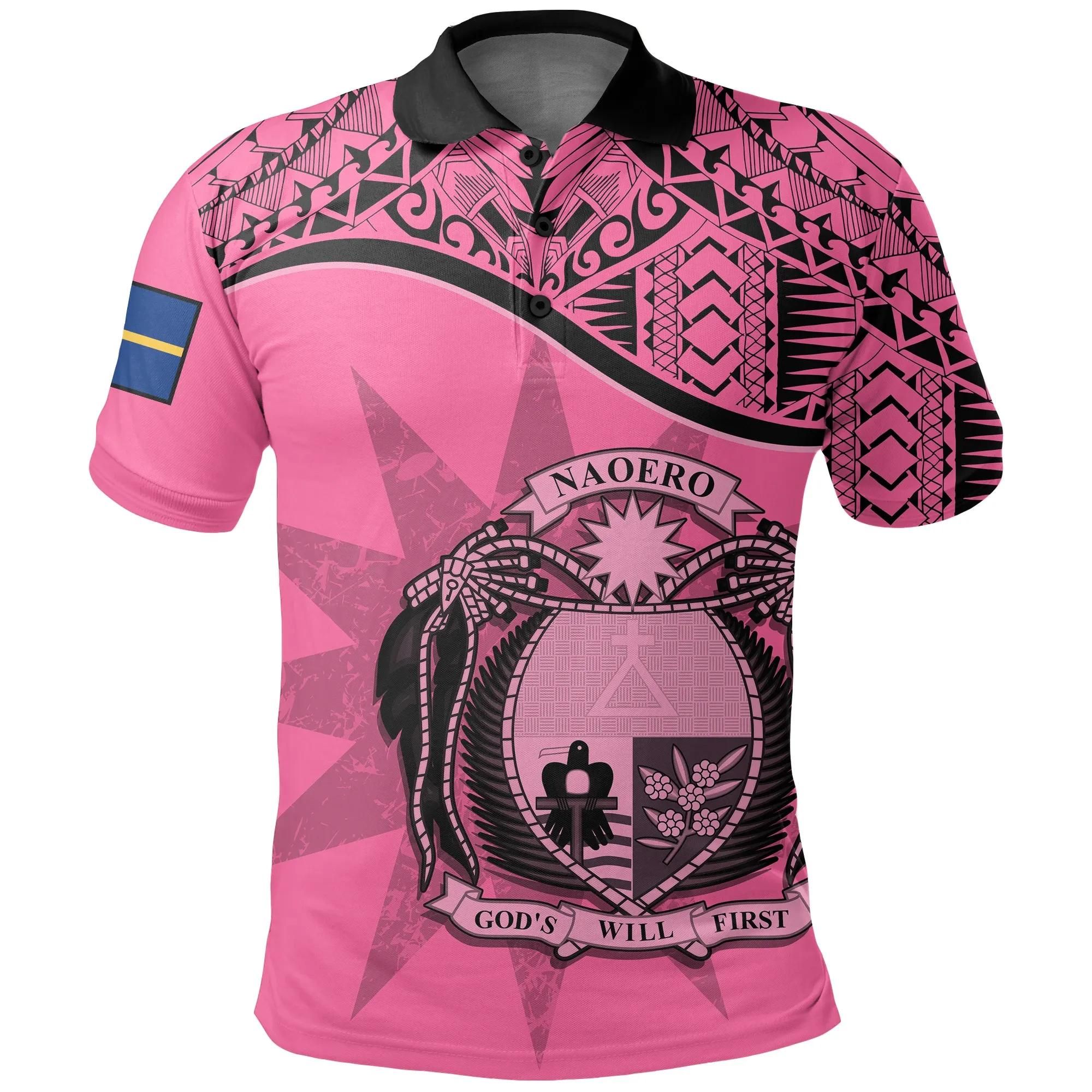 Nauru Polo Shirt Pink A02 Nauru Polo Shirt Pink A02