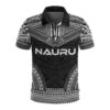 Nauru Polo Shirt - Polynesian Chief Black Version - BN10