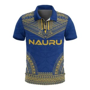 Nauru Polo Shirt - Polynesian Chief Flag Version - BN10