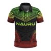 Nauru Polo Shirt - Polynesian Chief Reggae Version - BN10