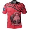 Nauru Polo Shirt Red A02