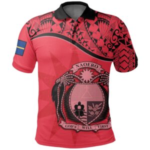 Nauru Polo Shirt Red A02