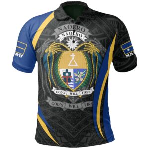 Nauru Polynesian Polo Shirt - Nauru Spirit (Original) - BN15
