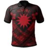 Nauru Polynesian Polo Shirts - Nauru Red Seal Camisole Hibiscus Style - BN18