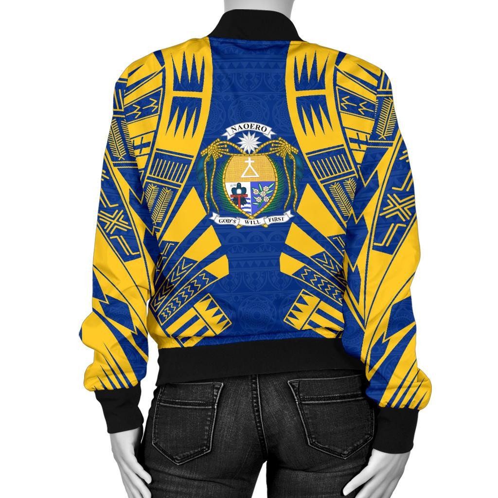Nauru-Women-Bomber-Jacket-Polynesian-Tattoo-Flag-BN0110-Bomber-Jacket-1
