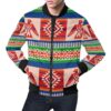 Navajo Aztec Tribal Native Indians American Print Mens Bomber Jacket
