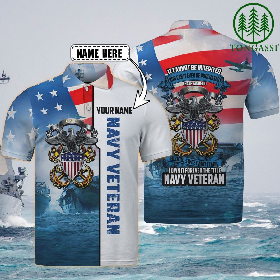 Navi soldier Veteran Personalized Name 3D Polo Shirt Navi soldier Veteran Personalized Name 3D Polo Shirt