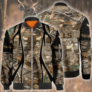 Nba Chicago Bulls Hunting Bomber Jacket