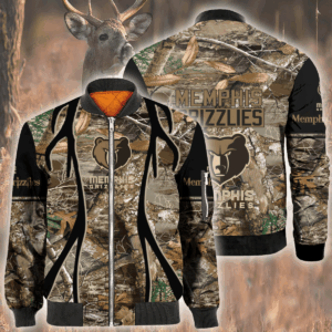 Nba Memphis Grizzlies Hunting Bomber Jacket