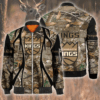 Nba Sacramento Kings Hunting Bomber Jacket