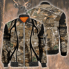 Ncaa Michigan Wolverines Hunting Bomber Jacket