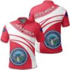 Nebraska Coat Of Arms Polo Shirt Cricket Style J5W