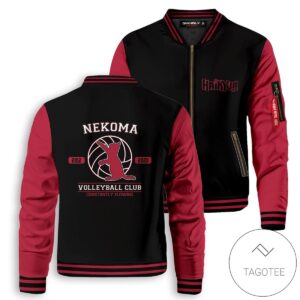 Nekoma Constantly Flowing Bomber Jacket