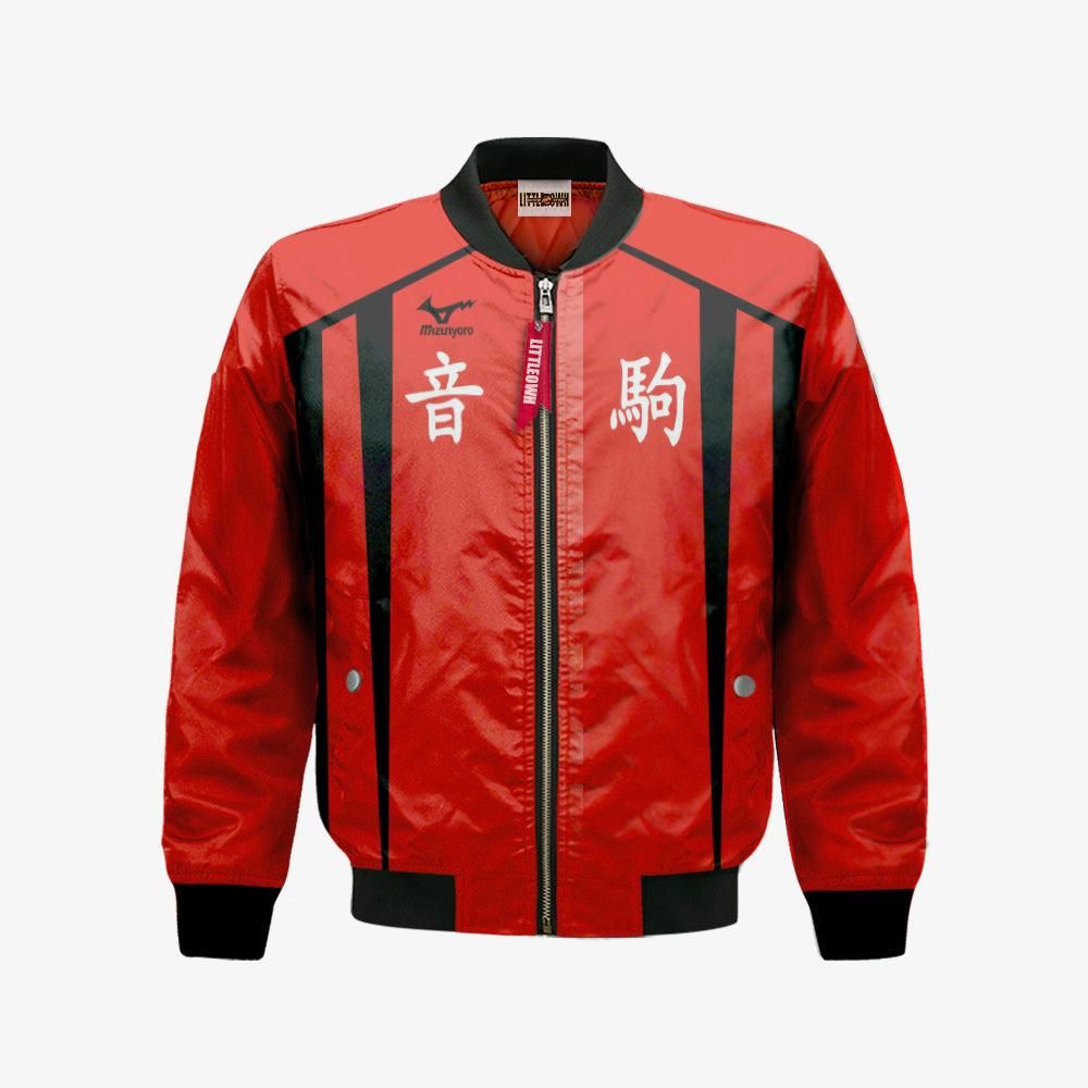 Nekoma High Bomber Jacket Custom Haikyuu Volleyball Uniform Cosplay Costumes Bomber Jacket Nekoma High Bomber Jacket Custom Haikyuu Volleyball Uniform Cosplay Costumes Bomber Jacket