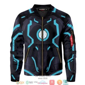 Neon Tech Iron Man Bomber Jacket