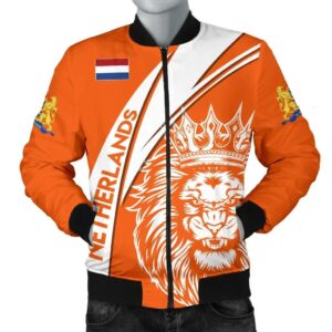 Netherlands Bomber Jacket - Netherlands Koningsdag Lion Men A10 Bomber Jacket