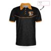 Never Underestimate An Old Man Playing Disc Golf Custom Name Polo Shirt