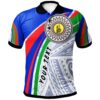 New Caledonia Custom Personalised Polo Shirt - Handicraft Pattern - BN20