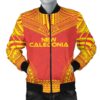 New Caledonia Flag Polynesian Chief Men's Bomber Jacket - Bn10 Bomber Jacket