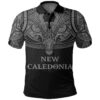 New Caledonia (Gray) Polo Shirt Polynesian A15
