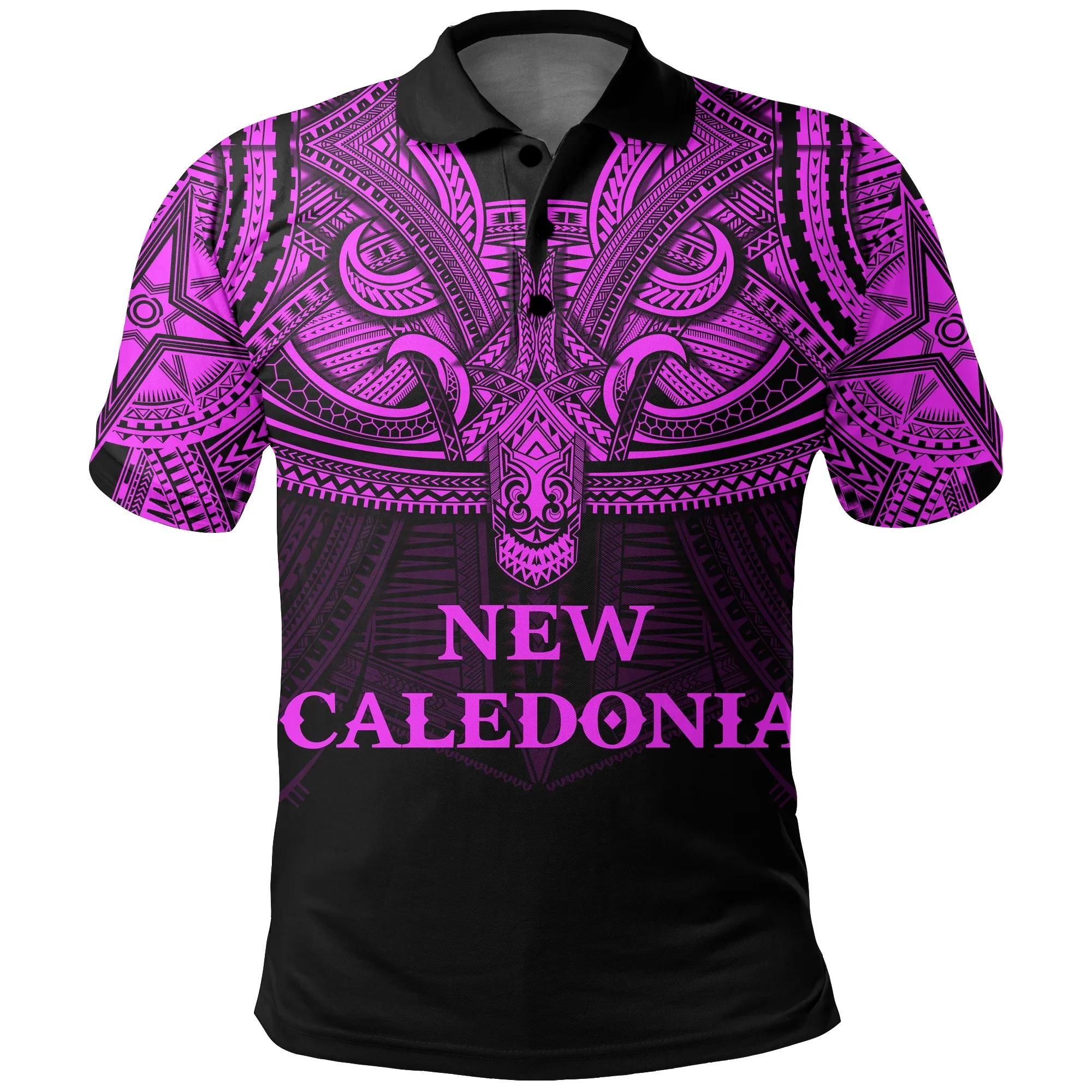 New Caledonia (Pink) Polo Shirt Polynesian A15 New Caledonia (Pink) Polo Shirt Polynesian A15