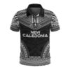 New Caledonia Polo Shirt - Polynesian Chief Black Version - BN10