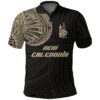 New Caledonia Polo Shirt Polynesian Tattoo Style A31