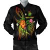 New Caledonia Polynesian Personalised Men's Bomber Jacket - Legend of New Caledonia (Reggae) - BN15 Bomber Jacket