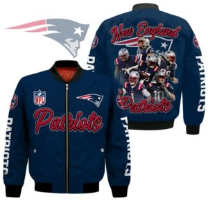 New England Patriots Players Nfl Bomber Jacket