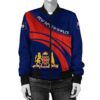 New South Wales Coat Of Arms  Women Bomber Jacket Cricket Bomber Jacket