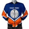 New York Coat Of Arms Men Bomber Jacket Lucian Style J5W Bomber Jacket