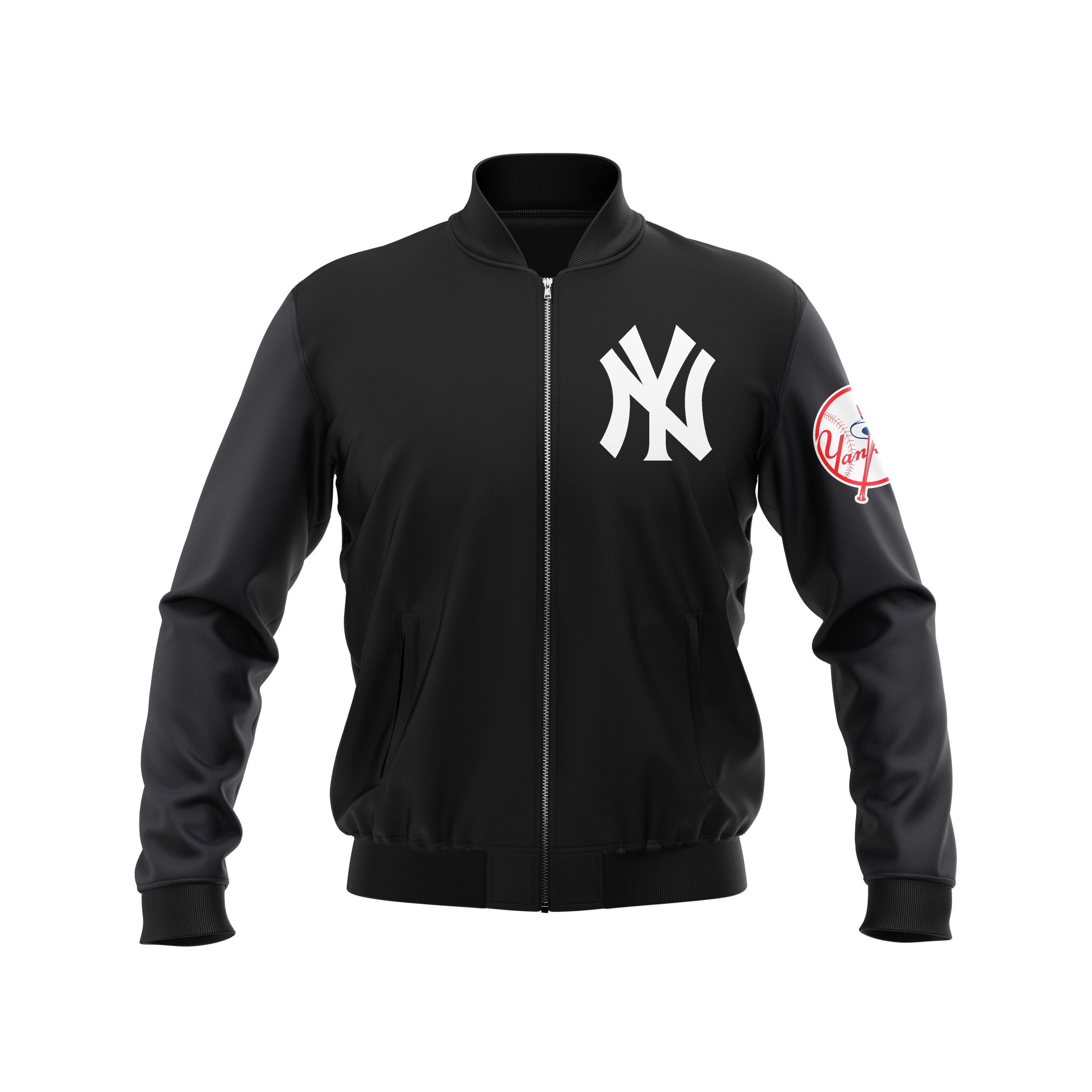 New York Yankees Custom Name And Number Bomber Jacket New York Yankees Custom Name And Number Bomber Jacket