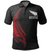 New Zealand Aotearoa - Maori Fern Tattoo Polo Shirt A7