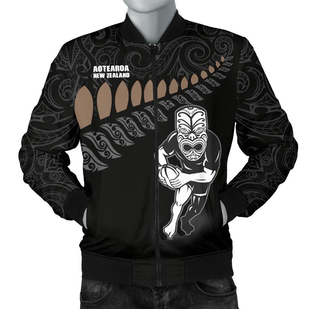 New Zealand Bomber Rugby bWarrior Men A11 Bomber Jacket New Zealand Bomber Rugby bWarrior Men A11 Bomber Jacket