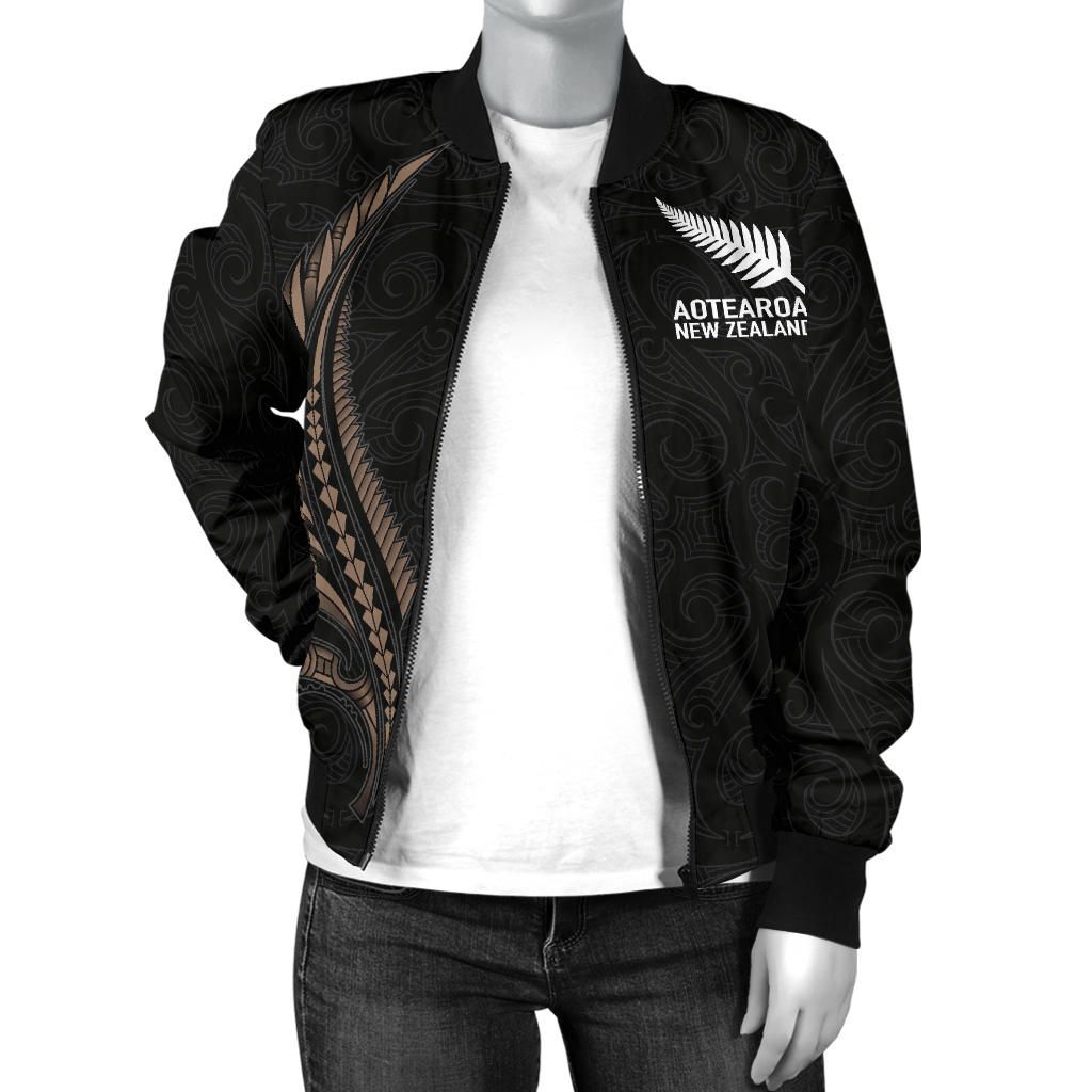 New-Zealand-Maori-Fern-Tattoo-Womens-Bomber-Jacket-A7-Bomber-Jacket-2