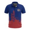 New Zealand Men's All Over Print Polo Shirt (Model T55)