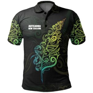 New Zealand Polo Shirt Colored Light Fern A11