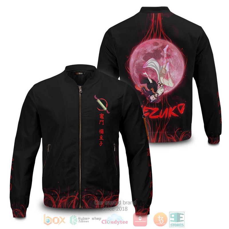 Nezuko Moonfall Bomber Jacket Nezuko Moonfall Bomber Jacket