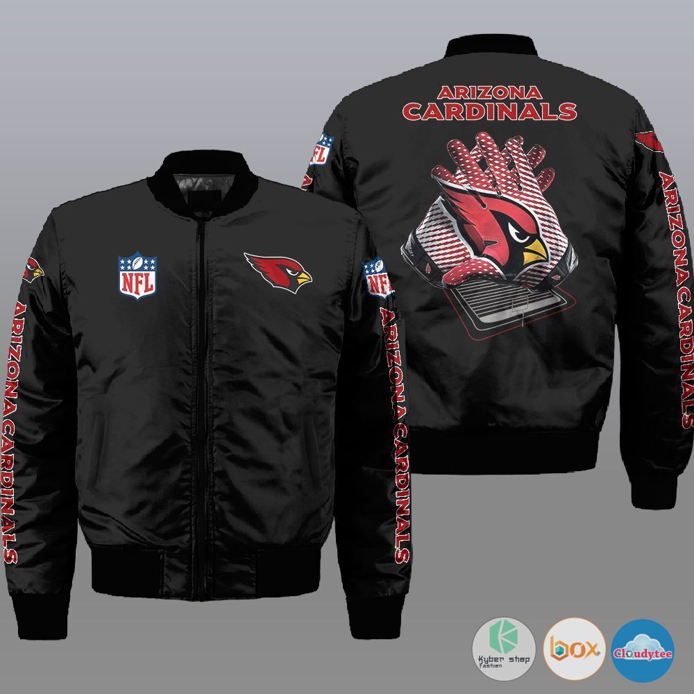 Nfl Arizona Cardinals 3D Bomber Jacket Nfl Arizona Cardinals 3D Bomber Jacket
