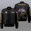 Nfl Baltimore Ravens 3D Bomber Jacket 2