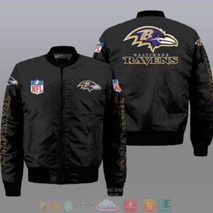 Nfl Baltimore Ravens Bomber Jacket